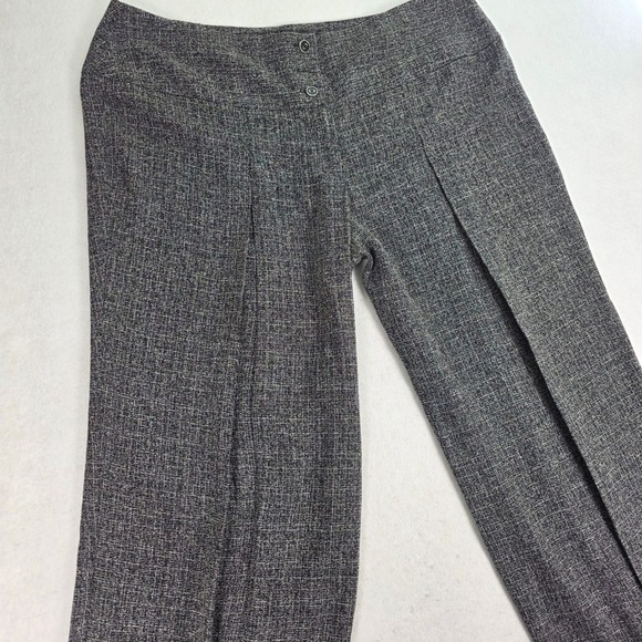 Ashley Stewart Pants - Ashley Stewart Women 24 Dress Pants Grey High Waist Wide Leg Trousers